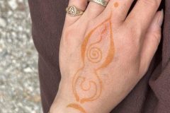 Henna Tattoos gab es auch